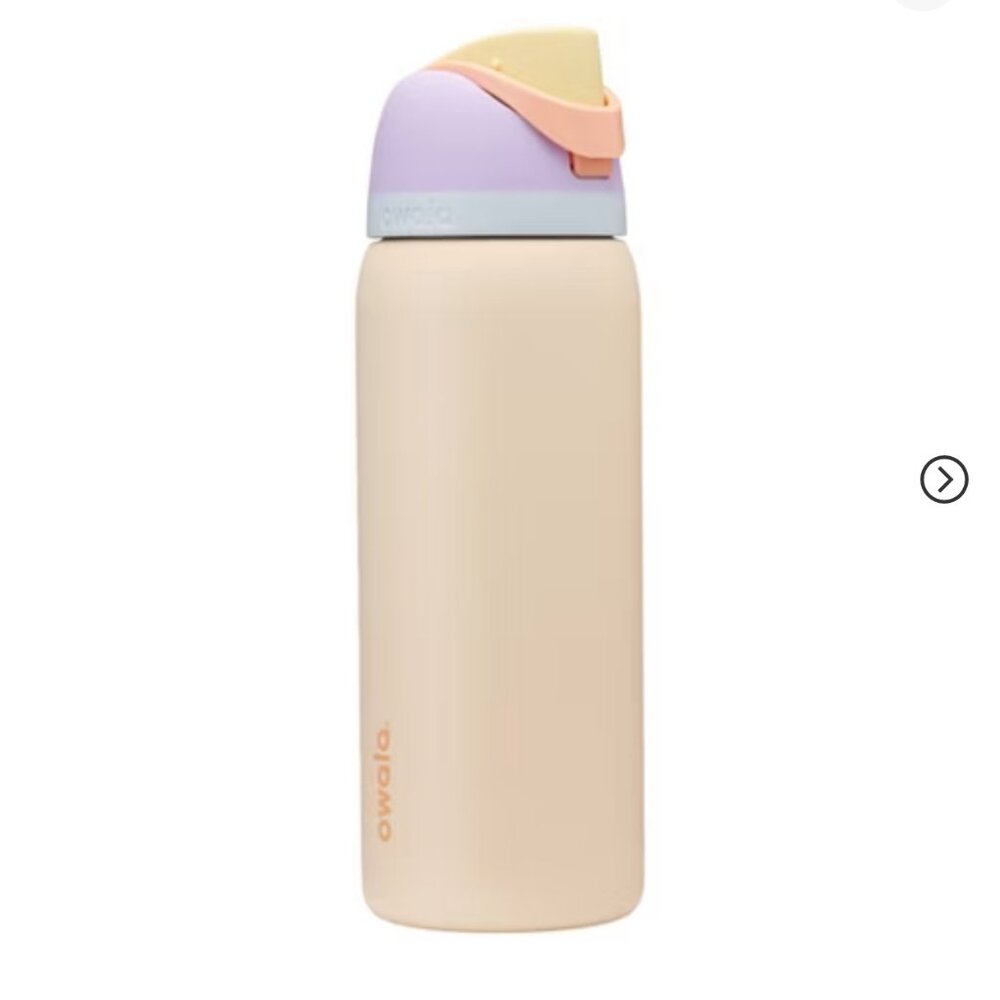 Owala 32oz FreeSip Sandy Shores Insulated Stainless Steel Water Bottle NWT‎